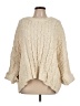 Pol 100% Polyester Ivory Pullover Sweater Size L - photo 1