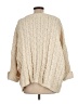 Pol 100% Polyester Ivory Pullover Sweater Size L - photo 2