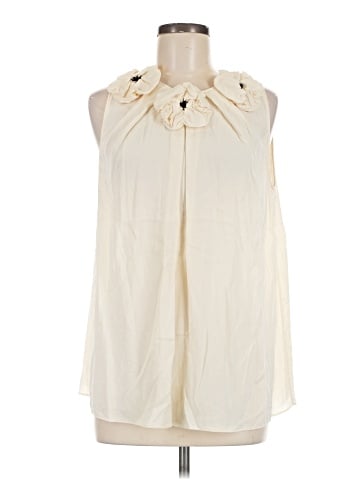Moschino Cheap And Chic Sleeveless Silk Top (view 1)