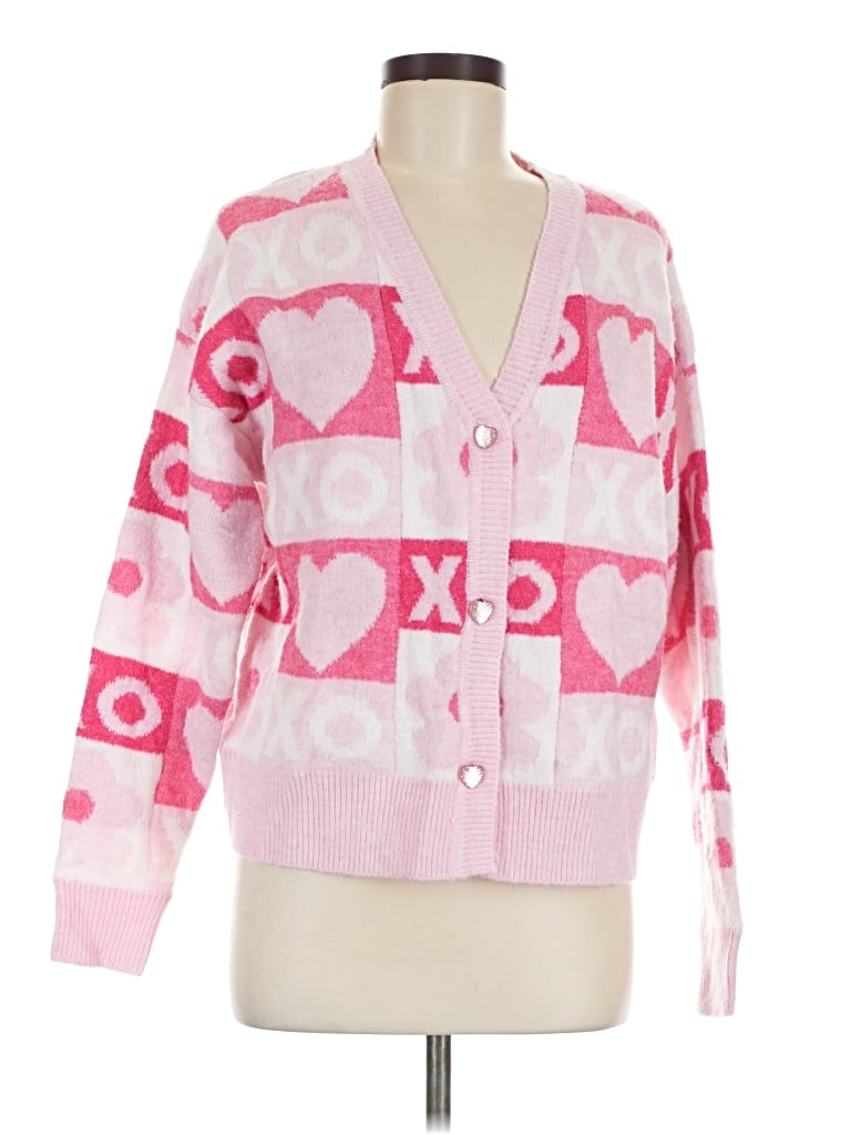 Pre-owned Serra Cardigan Sweater In Pink