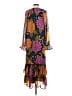 Mud Pie 100% Polyester Print Brown Cocktail Dress Size S - photo 2