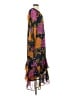 Mud Pie 100% Polyester Print Brown Cocktail Dress Size S - photo 4