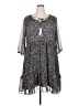 Soft Surroundings 100% Polyester Gray Casual Dress Size 2X - photo 1