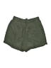 Uniqlo Solid Green Khaki Shorts Size XS - photo 2