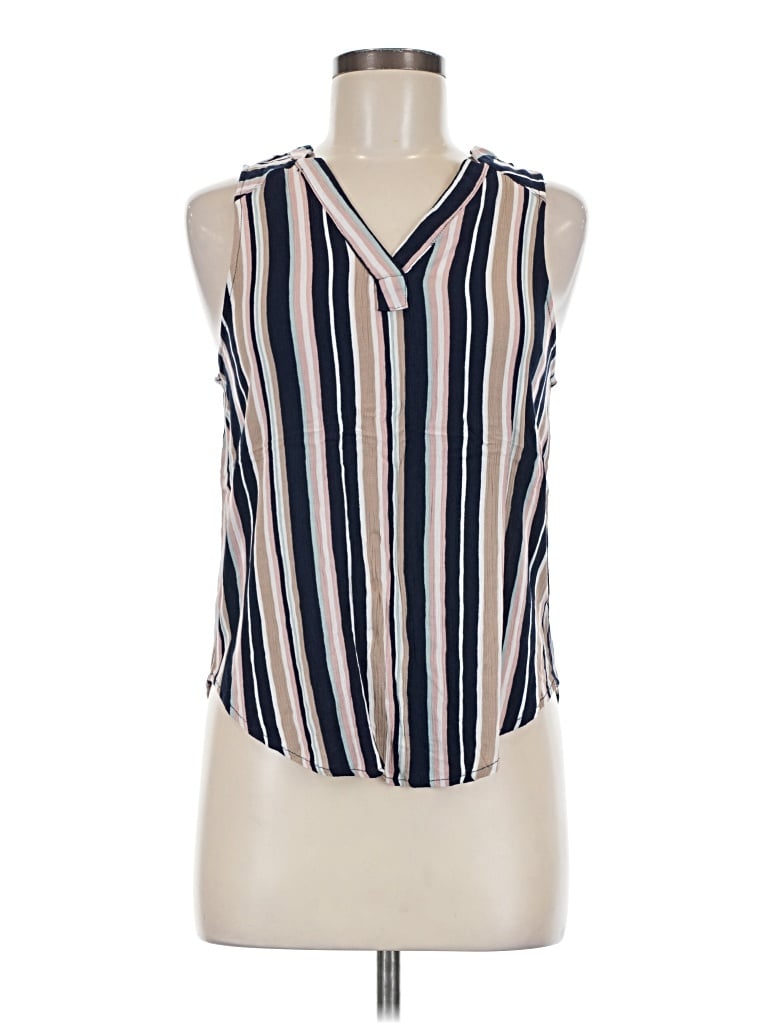 Pre-owned Mix By 41 Hawthorn Sleeveless Blouse In Ivory