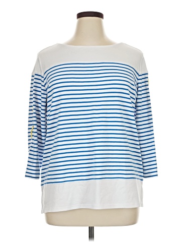 Draper's & Damon's 3/4 Sleeve Top (view 1)