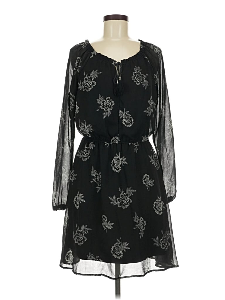 Pre-owned Maurices Casual Dress In Black