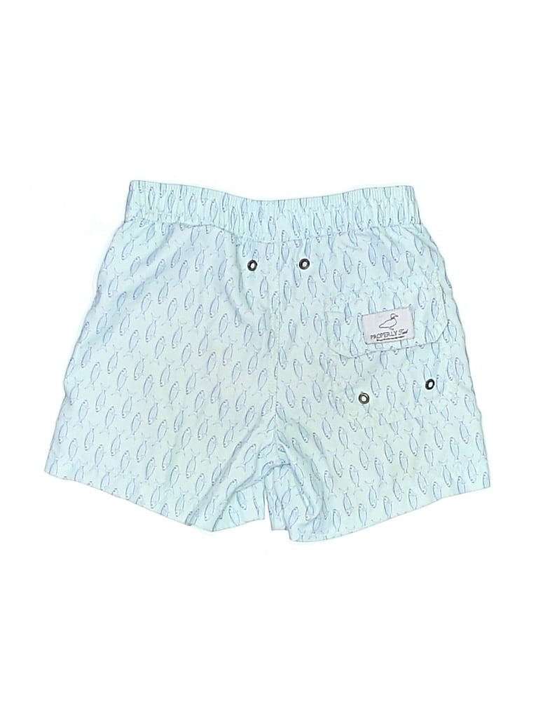 Pre-owned Properly Tied Kids' Board Shorts In Blue