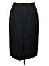 J.Crew 100% Wool Solid Black Wool Skirt Size 2 - photo 2