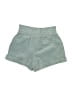 Cider Solid Green Shorts Size S - photo 2