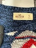 Hollister Graphic Blue Pullover Sweater Size S - photo 7