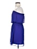 Express 100% Polyester Solid Blue Cocktail Dress Size XS - photo 5