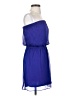 Express 100% Polyester Solid Blue Cocktail Dress Size XS - photo 4