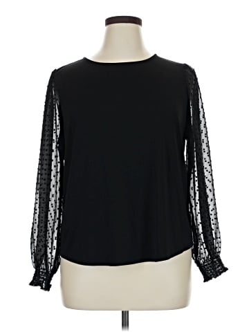 Adrianna Papell Long Sleeve T-Shirt (view 1)