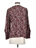 Aqua 100% Polyester Burgundy Long Sleeve Blouse Size S - photo 2