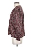 Aqua 100% Polyester Burgundy Long Sleeve Blouse Size S - photo 5