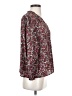 Aqua 100% Polyester Burgundy Long Sleeve Blouse Size S - photo 4