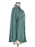 Green Envelope Teal Long Sleeve Blouse Size M - photo 4
