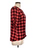 Ezra 100% Rayon Red 3/4 Sleeve Blouse Size L - photo 4