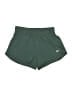 Nike 100% Polyester Solid Green Athletic Shorts Size S - photo 1