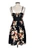 Xhilaration 100% Polyester Floral Black Casual Dress Size S - photo 2