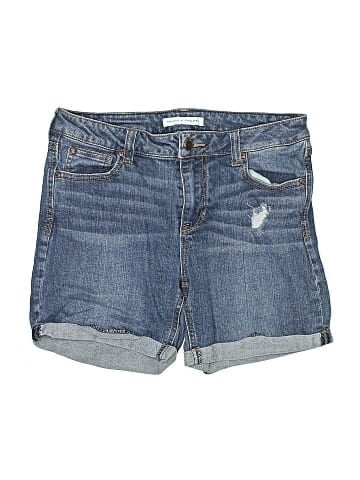 Truth + Theory Denim Shorts (view 1)