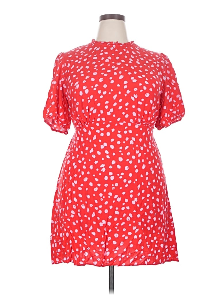 Pre-owned New Look Casual Dress In Red