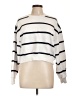 Athleta Stripes White Pullover Sweater Size L - photo 1