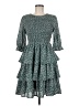 Unbranded 100% Polyester Green Casual Dress Size M - photo 1