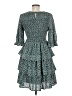 Unbranded 100% Polyester Green Casual Dress Size M - photo 2