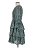 Unbranded 100% Polyester Green Casual Dress Size M - photo 5