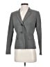 Lafayette 148 New York Gray Wool Blazer Size 4 Petite - photo 1