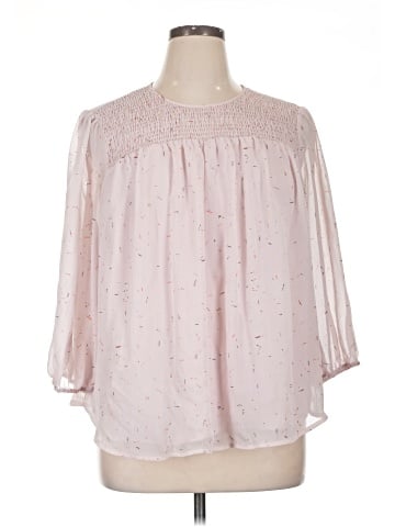 Evri 3/4 Sleeve Blouse (view 1)