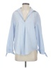BP. 100% Cotton Blue Long Sleeve Blouse Size XXS - photo 1