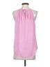 Ann Taylor 100% Polyester Pink Sleeveless Blouse Size S - photo 2