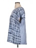 Evri 100% Polyester Blue Short Sleeve Blouse Size 1X - photo 5