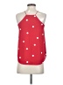 Ann Taylor LOFT 100% Polyester Red Sleeveless Blouse Size XS (petite) - photo 2