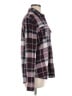 Eden & Olivia Plaid Burgundy Long Sleeve Blouse Size M - photo 4