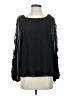 1.State 100% Polyester Black Long Sleeve Blouse Size XS - photo 1