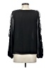 1.State 100% Polyester Black Long Sleeve Blouse Size XS - photo 2