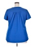 Kim Rogers Blue Short Sleeve Blouse Size 2X - photo 2