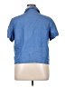 Crazy Horse Blue Short Sleeve Blouse Size XL Petite - photo 2
