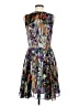 Catherine Malandrino 100% Polyester Print Gray Cocktail Dress Size 6 - photo 2
