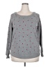 Torrid Hearts Gray Pullover Sweater Size 2X Plus (2) - photo 1