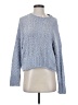 Altar'd State 100% Polyester Solid Blue Pullover Sweater Size S - photo 1