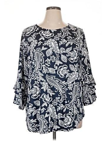 Ruby Rd. 3/4 Sleeve Blouse (view 1)