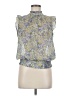 Maison d' Amelie 100% Polyester Blue Sleeveless Blouse Size M - photo 1