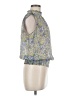 Maison d' Amelie 100% Polyester Blue Sleeveless Blouse Size M - photo 4
