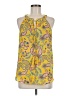Rose + Olive 100% Polyester Yellow Sleeveless Blouse Size M - photo 1