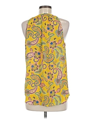 Rose + Olive Sleeveless Blouse (view 2)